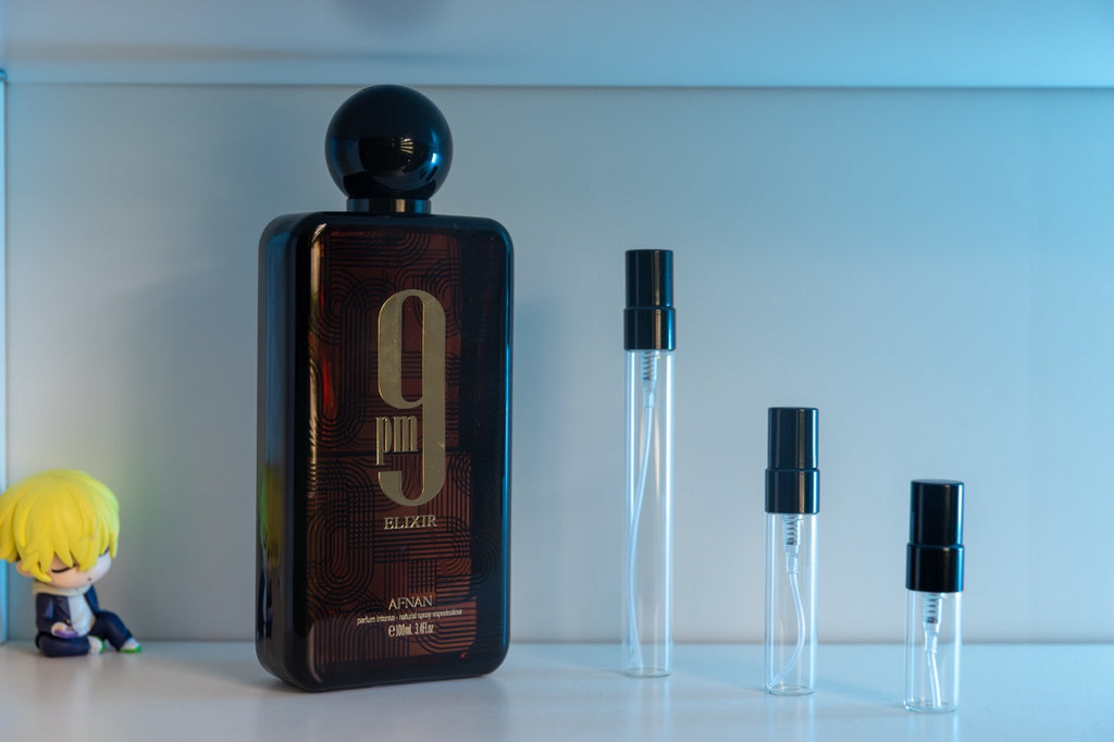 Afnan 9PM Elixir - Scent Sample - 3ml / 5ml / 10ml - Inspired by Jean Paul Gaultier Le Male Elixir Absolu