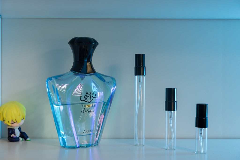 Afnan Turathi Electric - Scent Sample - 3ml / 5ml / 10ml - Inspired by Ex Nihilo Blue Talisman