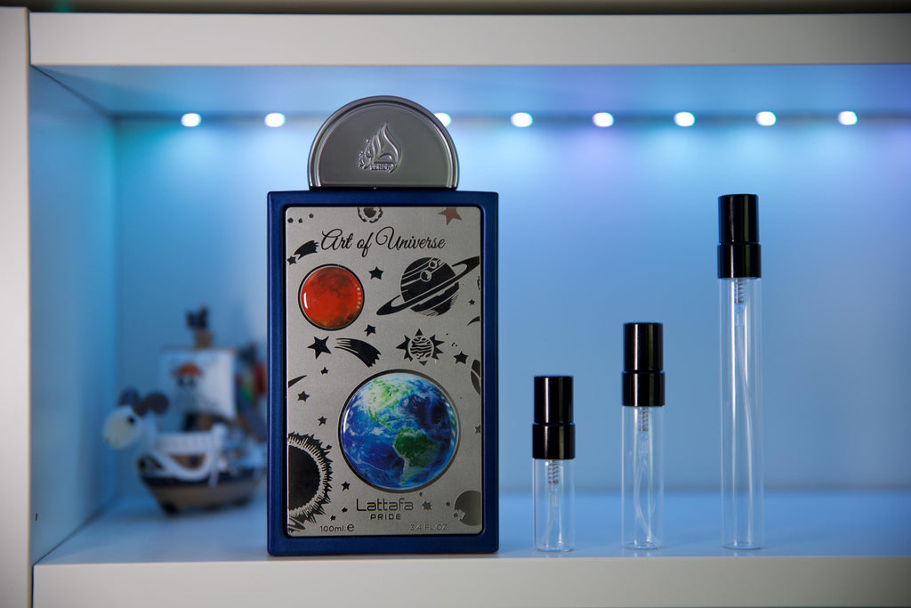 Lattafa Art of Universe - Scent Sample - 3ml / 5ml / 10ml - Inspired by Ex Nihilo Blue Talisman